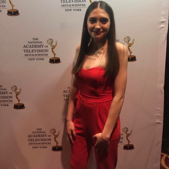 Women’s  Red Jumpsuit from Express. Size 0. - Picture 3 of 5